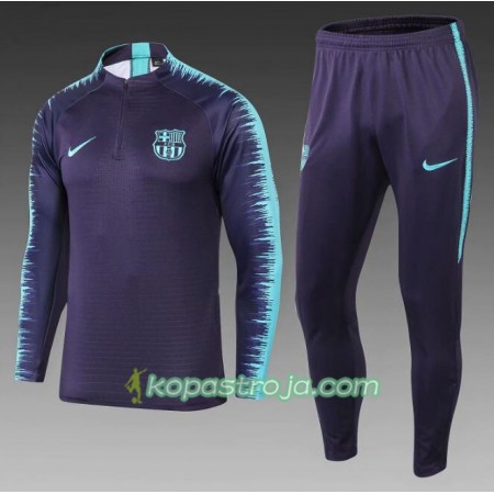 FC Barcelona Tränings Sweatshirtställ Blå 2018/19